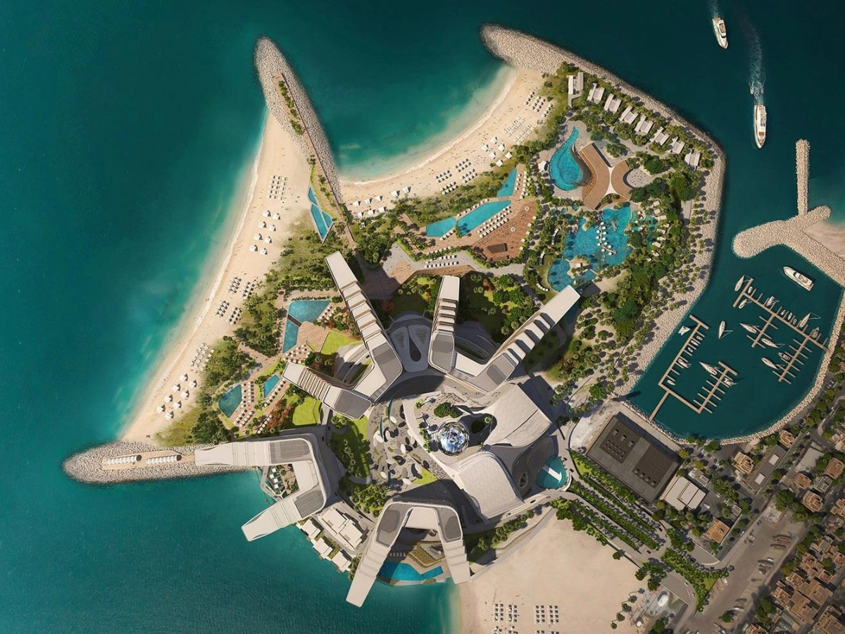 The island Dubai, Las Vegas hotel brands