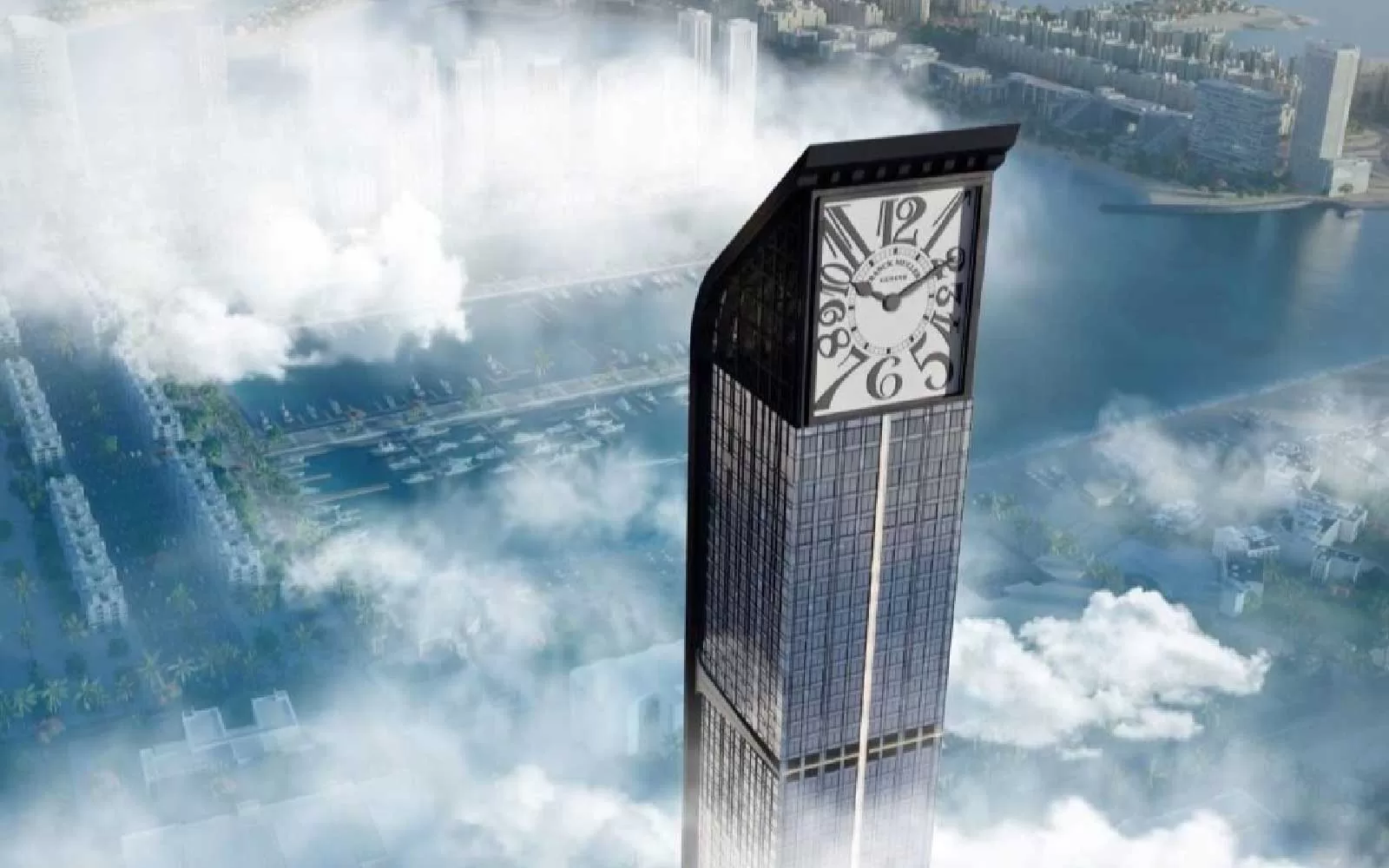 Dubai: Tallest Residential Clock Tower in the World- Aeternitas