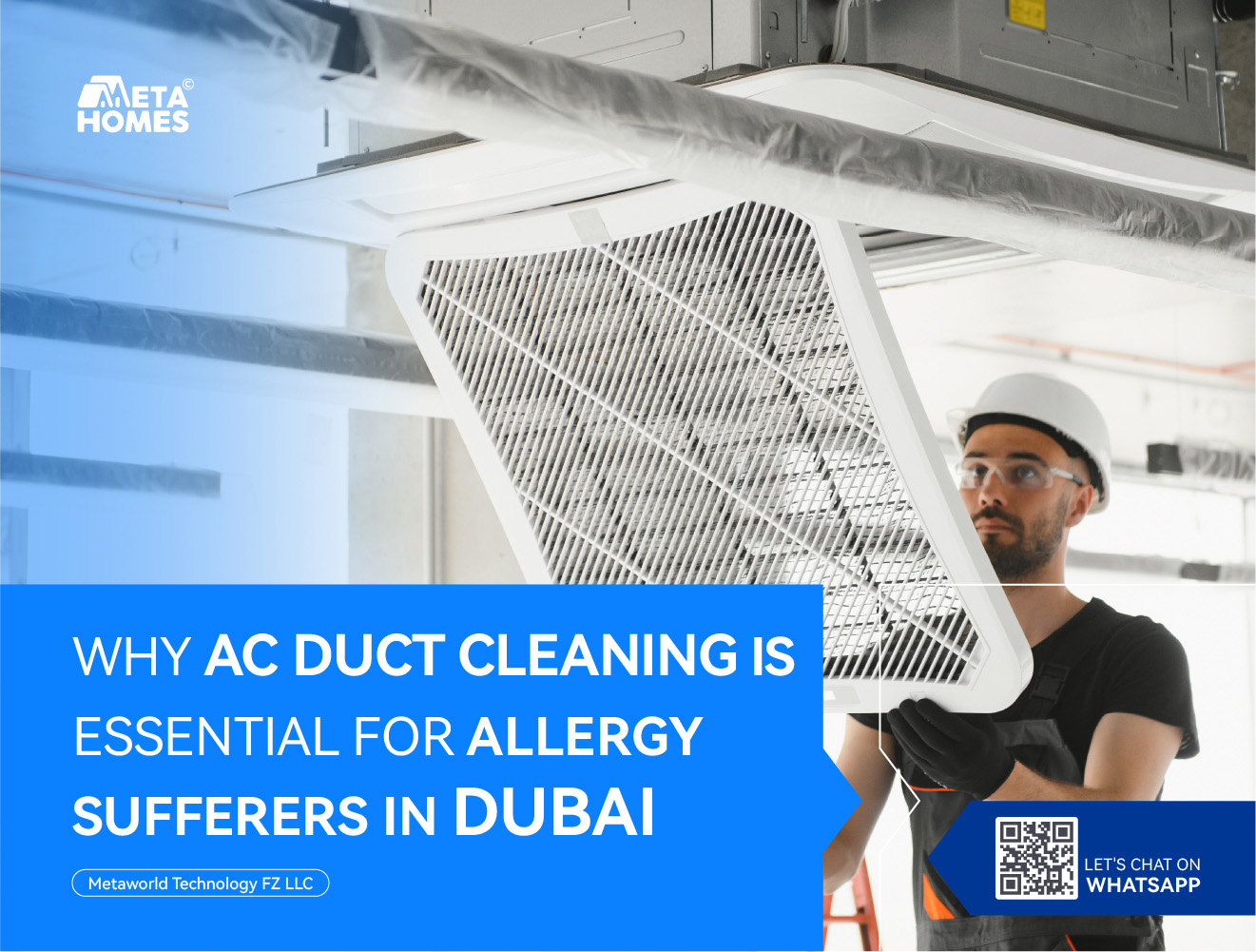 ac duct cleaning for allergy sufferers in dubai