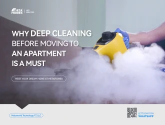 deep clean an apartment before moving