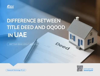 difference between title deed and oqood in uae