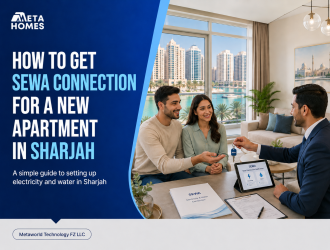 How to get SEWA Conection new apartment in Sharjah